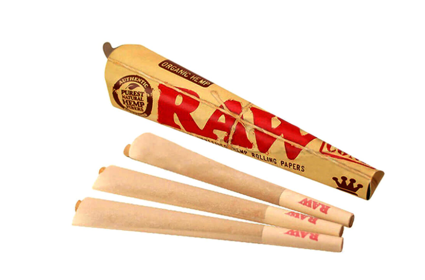 RAW Pre-Rolled King Size Cones - 3 Pack